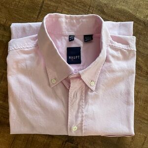 HAUPT Long Sleeve Pink Button Down